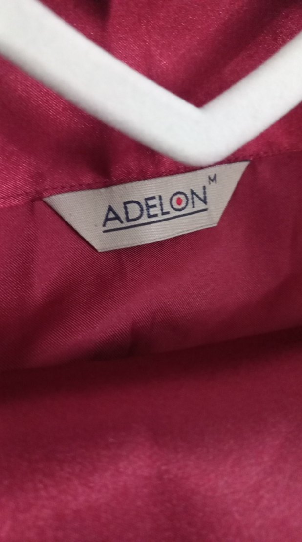 Koyu Bordo saten pijama takımı - Görsel 5