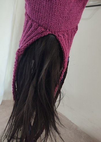 Saçlı Bohem Bere - Görsel 6