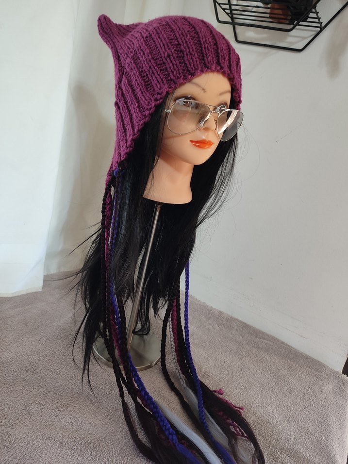 Saçlı Bohem Bere - Görsel 5