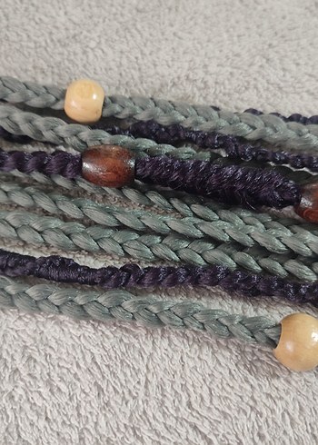 Gri Bohem Saç Aksesuarı - Görsel 17