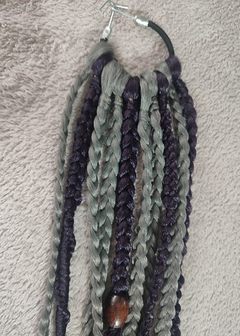 Gri Bohem Saç Aksesuarı - Görsel 18