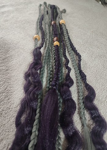 Gri Bohem Saç Aksesuarı - Görsel 14