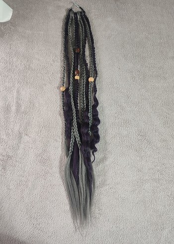 Gri Bohem Saç Aksesuarı - Görsel 20