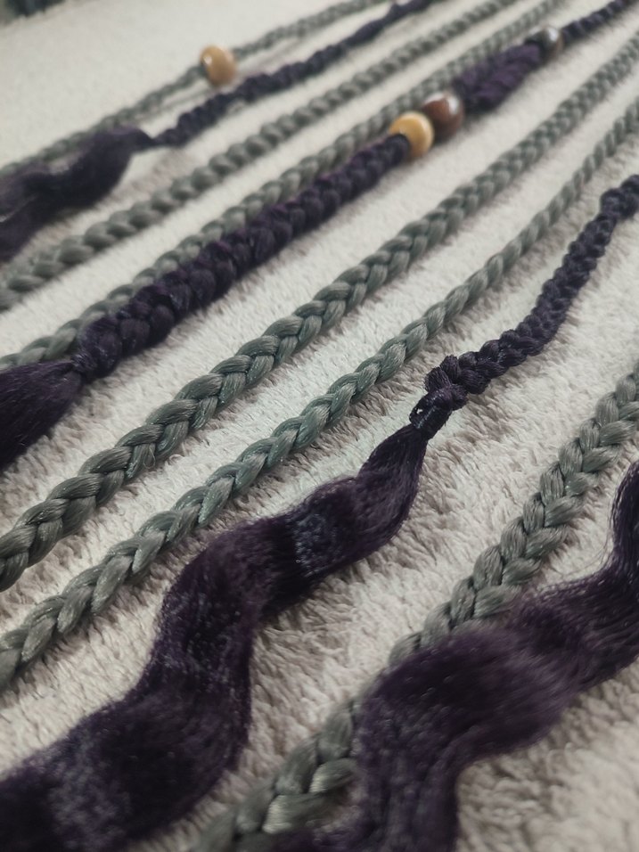 Gri Bohem Saç Aksesuarı - Görsel 2