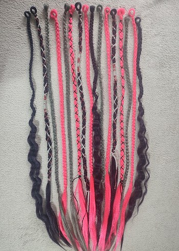 Renkli Püsküllü Gotik Saç Aksesuarı - Görsel 12