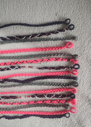 Renkli Püsküllü Gotik Saç Aksesuarı - Görsel 6