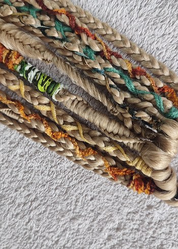 Bohem Örgülü Saç Aksesuarı - Görsel 2