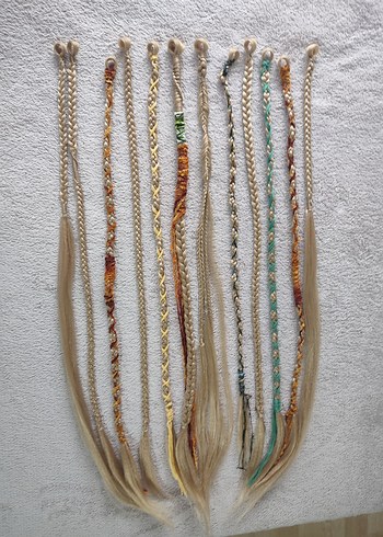 Bohem Örgülü Saç Aksesuarı - Görsel 11