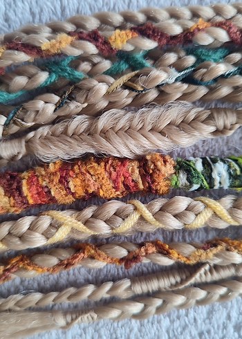 Bohem Örgülü Saç Aksesuarı - Görsel 7