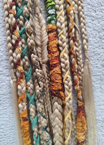 Bohem Örgülü Saç Aksesuarı - Görsel 19