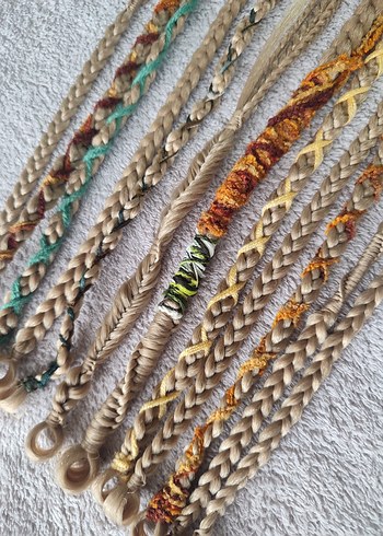 Bohem Örgülü Saç Aksesuarı - Görsel 10