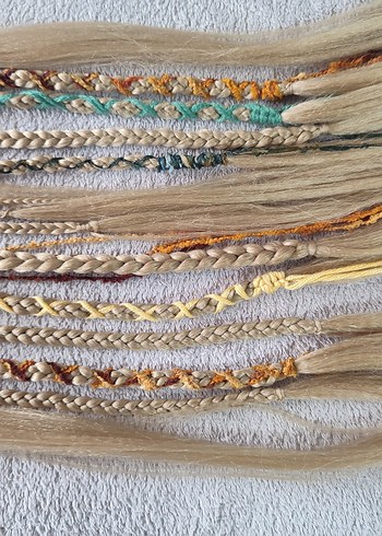 Bohem Örgülü Saç Aksesuarı - Görsel 15