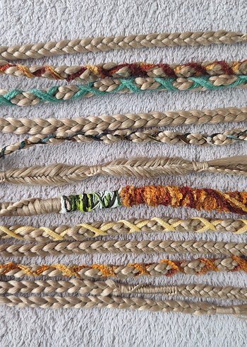 Bohem Örgülü Saç Aksesuarı - Görsel 16