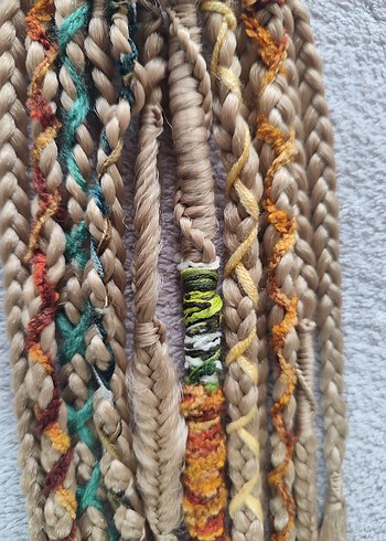 Bohem Örgülü Saç Aksesuarı - Görsel 20