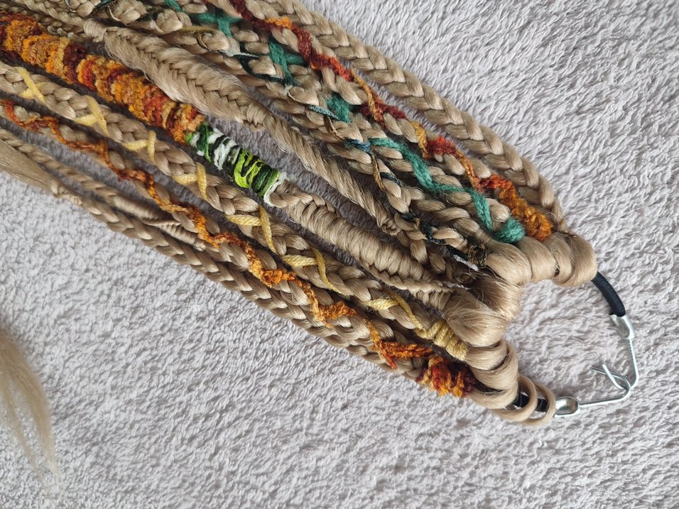 Bohem Örgülü Saç Aksesuarı - Görsel 2