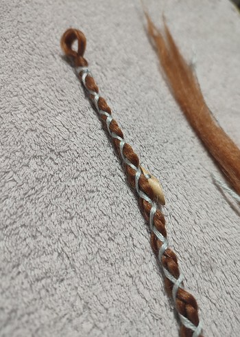 Zincir Detaylı Bohem Örgülü Saç Aksesuarı - Görsel 7