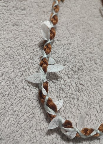 Zincir Detaylı Bohem Örgülü Saç Aksesuarı - Görsel 9