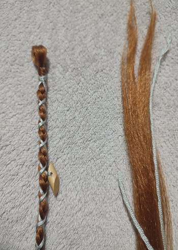 Zincir Detaylı Bohem Örgülü Saç Aksesuarı - Görsel 2