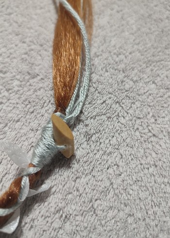 Zincir Detaylı Bohem Örgülü Saç Aksesuarı - Görsel 6