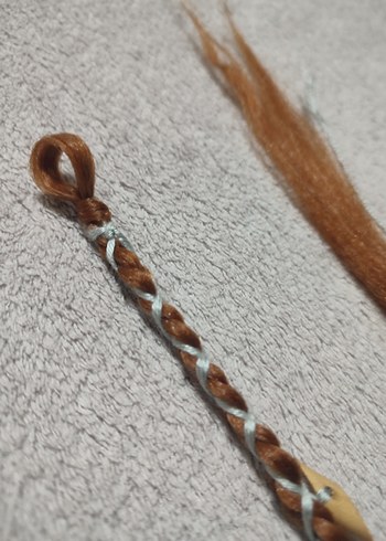 Zincir Detaylı Bohem Örgülü Saç Aksesuarı - Görsel 8