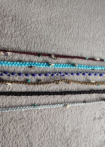 Boncuklu Renkli Örgü Saç Küpeleri - Görsel 6