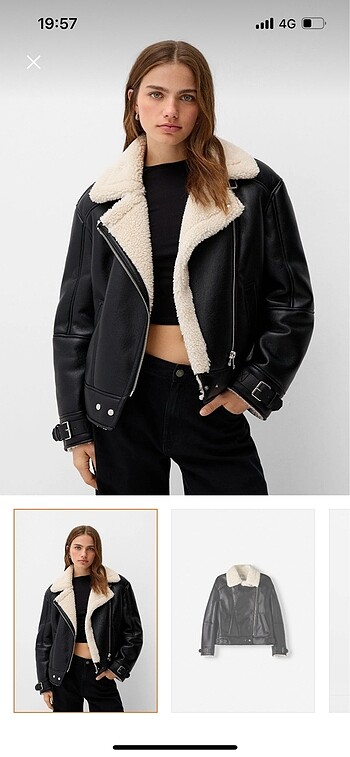 bershka biker ceket
