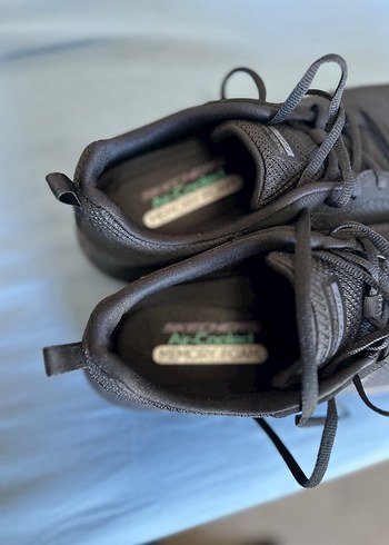 Siyah skechers Kadın Spor Ayakkabı - Görsel 4