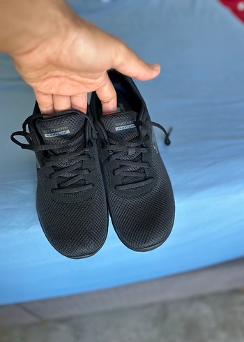 Siyah skechers Kadın Spor Ayakkabı - Görsel 3