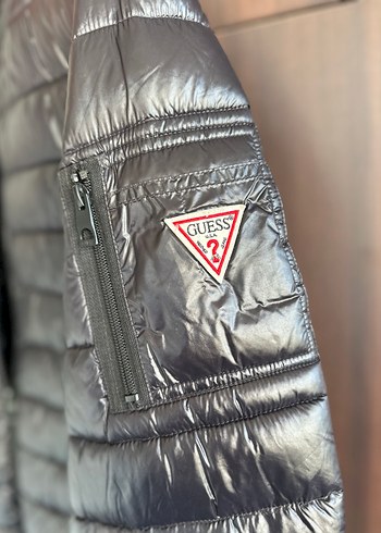 GUESS Siyah Parlak  Erkek Mont - Görsel 3