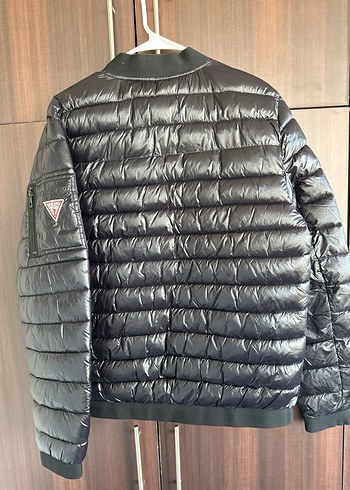 GUESS Siyah Parlak  Erkek Mont - Görsel 4