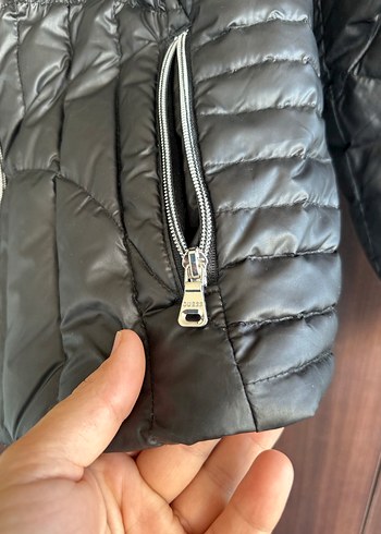 Guess Fermuarlı Kadın Kışlık Mont - Görsel 5