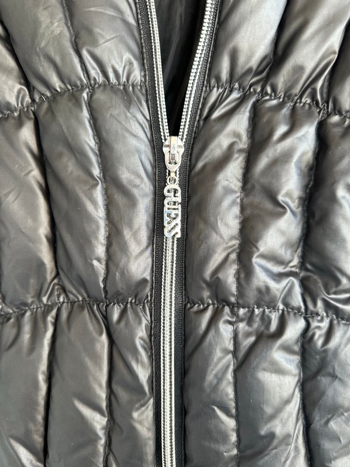 Guess Fermuarlı Kadın Kışlık Mont - Görsel 3