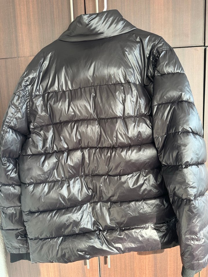 Guess Siyah Fermuarlı erkek Kışlık Mont - Görsel 3