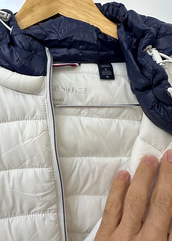 Tommy Hilfiger Beyaz Kadın Kışlık Mont - Görsel 2