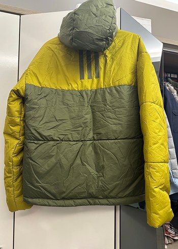 Adidas Fermuarlı Erkek Sarı Mont - Görsel 3