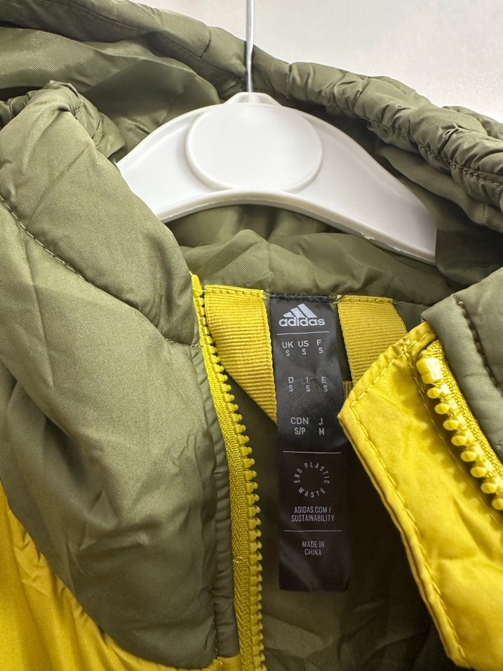 Adidas Fermuarlı Erkek Sarı Mont - Görsel 2