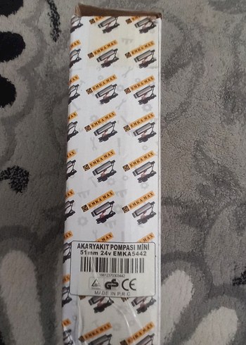 EMKAMAX Gri sıvı mazot aktarım pompası - Görsel 4