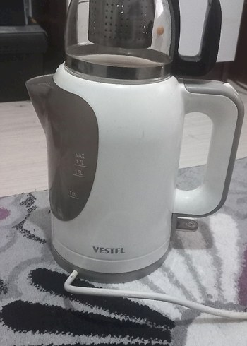Vestel Beyaz çay makinesi su ısıtıcı - Görsel 2