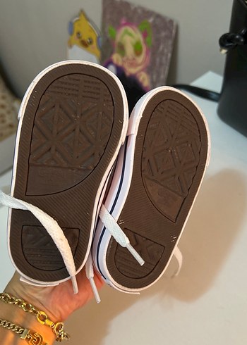 21 Beden beyaz Renk Beyaz Converse All Star Kız Çocuk Spor Ayakkabı