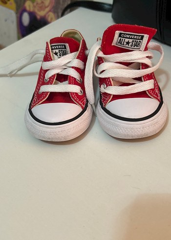 Kız Çocuk Kırmızı Converse Sneakers
