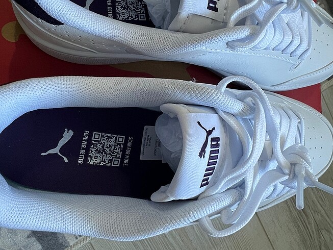 38 Beden beyaz Renk Puma orijinal spor ayakkabı