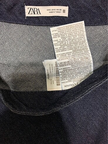s Beden lacivert Renk Zara Maxi Denim Etek