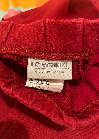 Kırmızı Kız Çocuk Tayt - Görsel 2