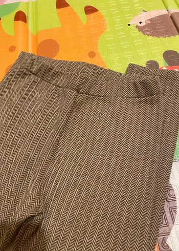 Kahverengi Kız Çocuk Tayt - Görsel 2