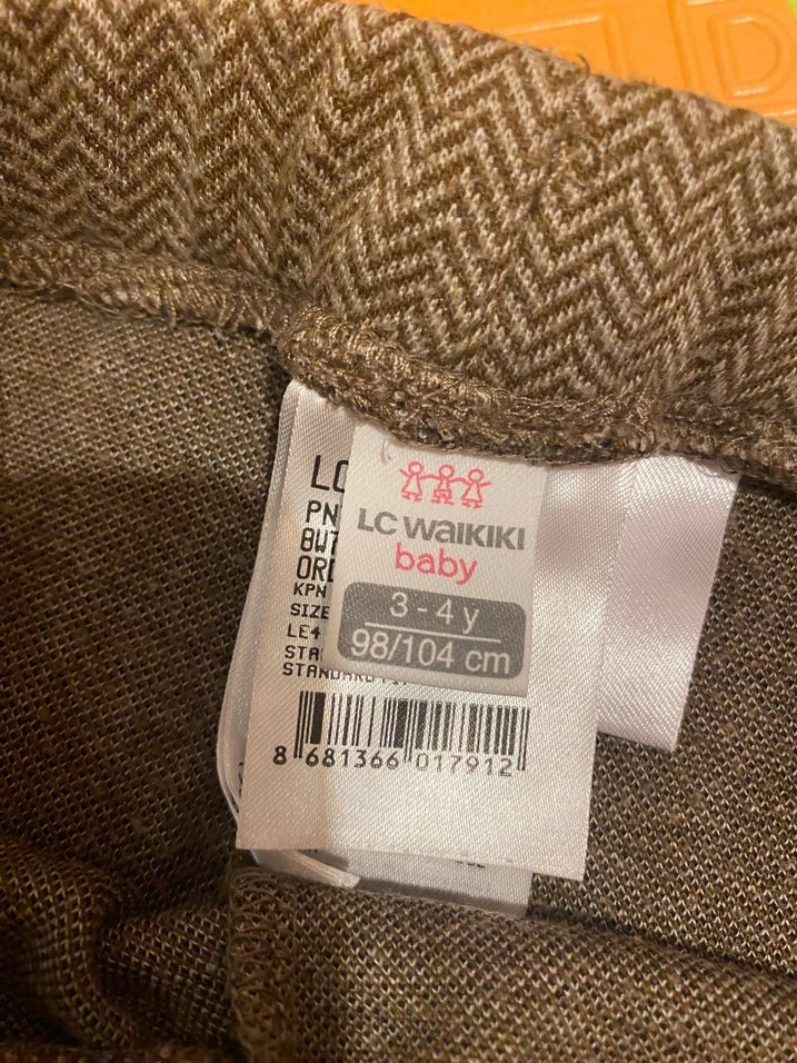 Kahverengi Kız Çocuk Tayt - Görsel 3