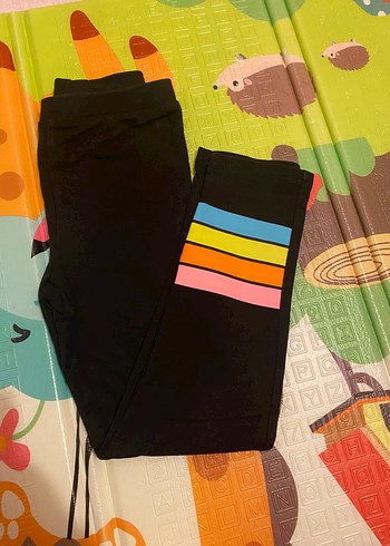 Çok Renkli Kız Tayt 2li - Görsel 4