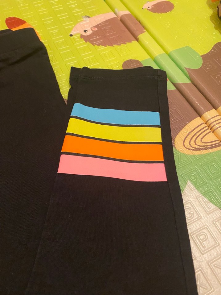 Çok Renkli Kız Tayt 2li - Görsel 5