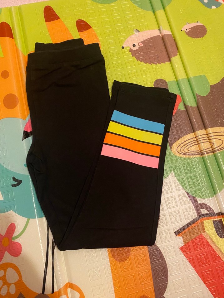 Çok Renkli Kız Tayt 2li - Görsel 4