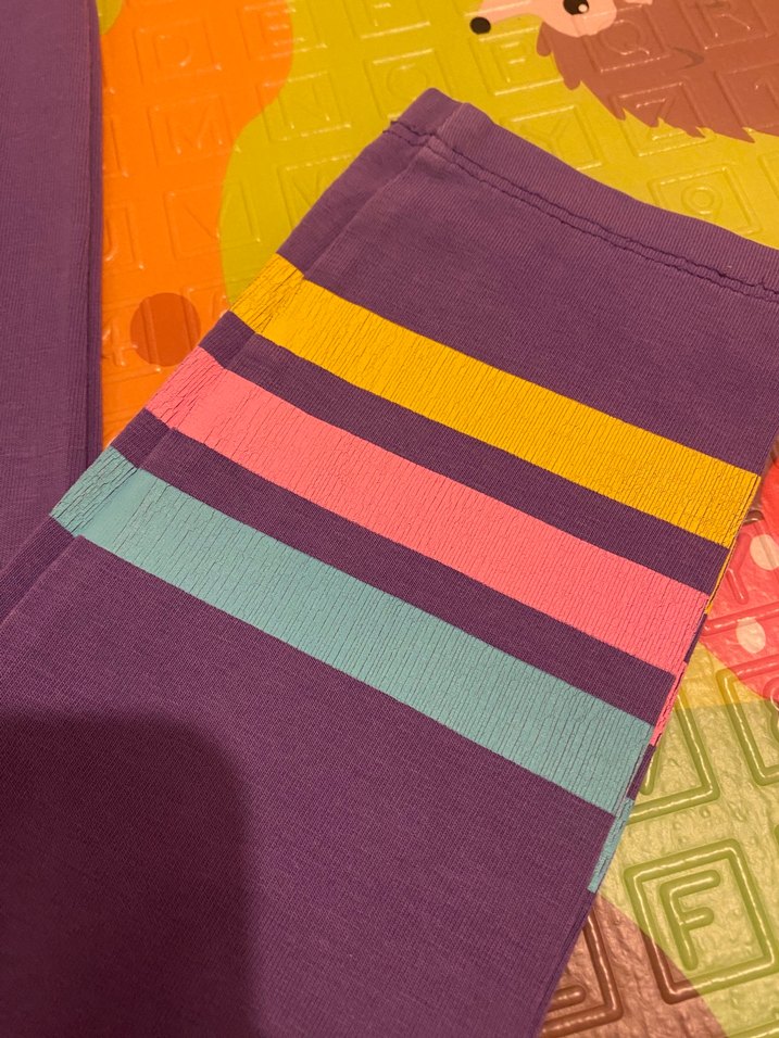 Çok Renkli Kız Tayt 2li - Görsel 2