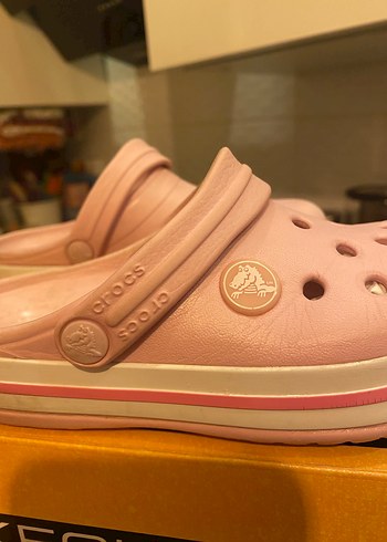 28 Beden pembe Renk Çocuk crocs terlik pembe